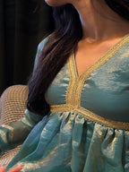 Sea Mist Sharara Set