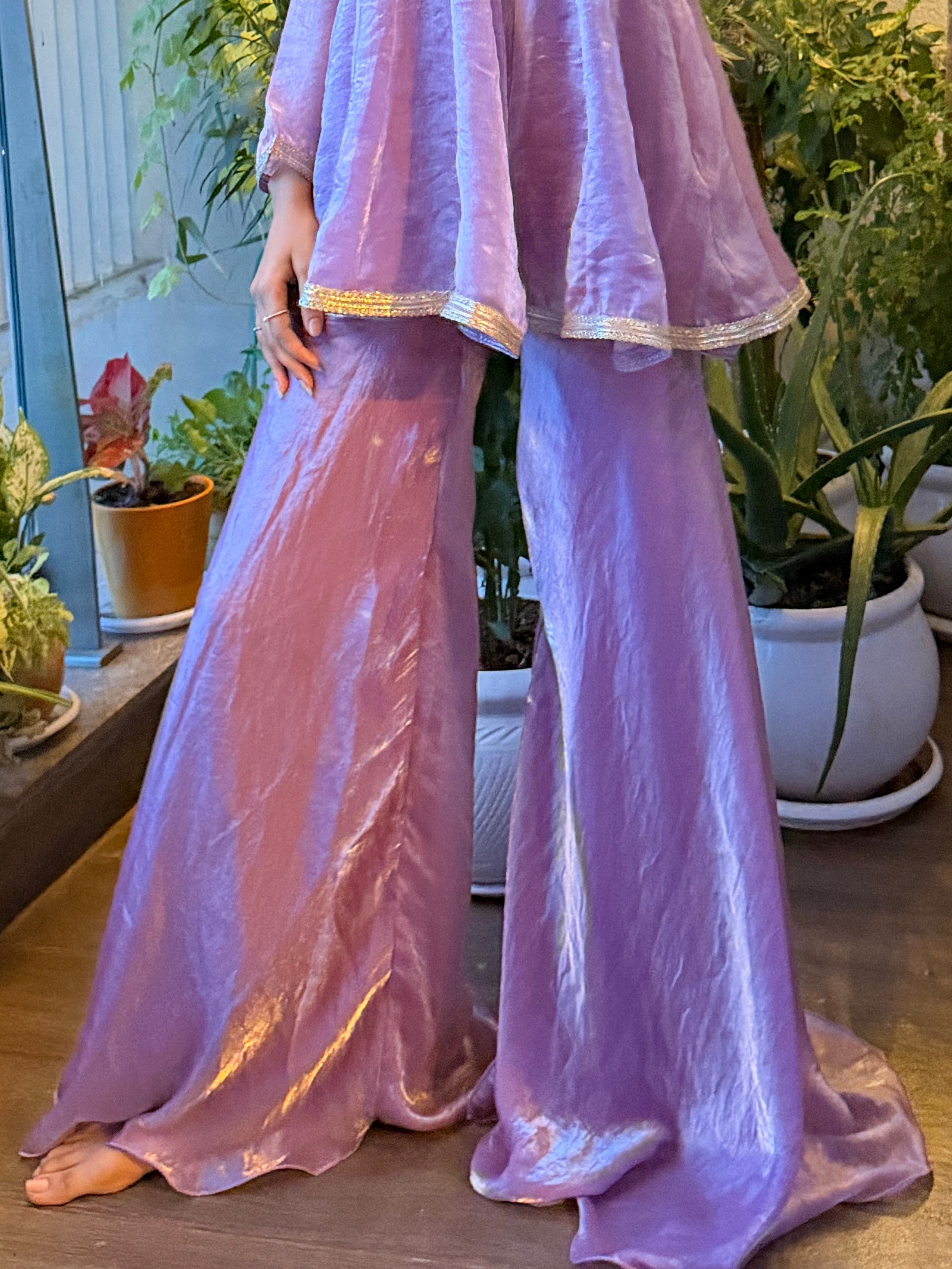 Lavender Haze Sharara Set