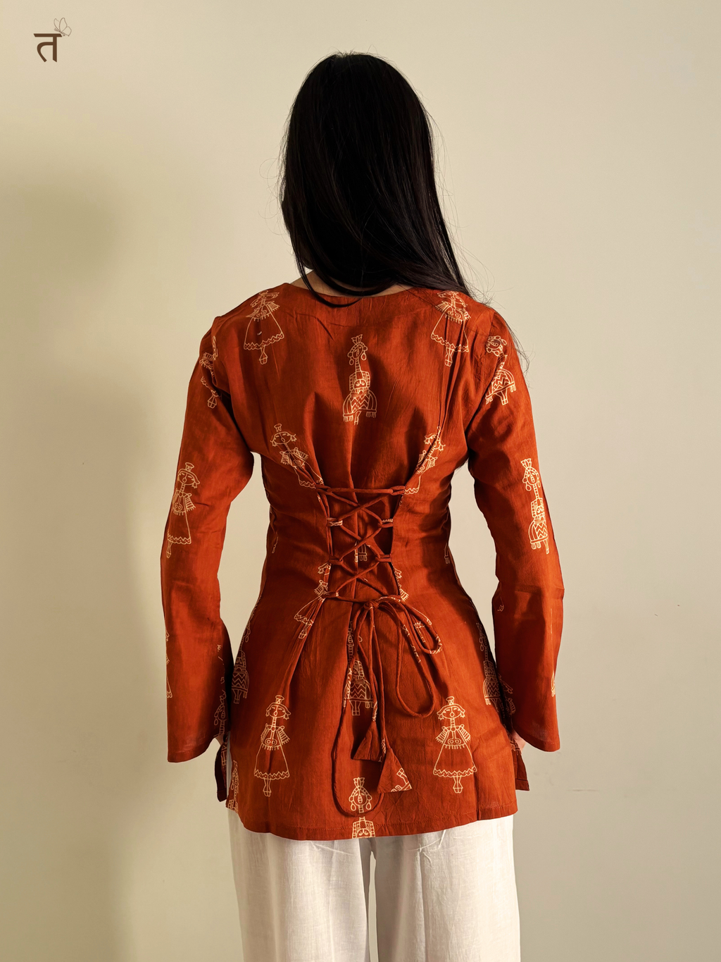 Rust Reverie Short Kurti