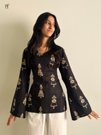 Midnight Muse Short Kurti