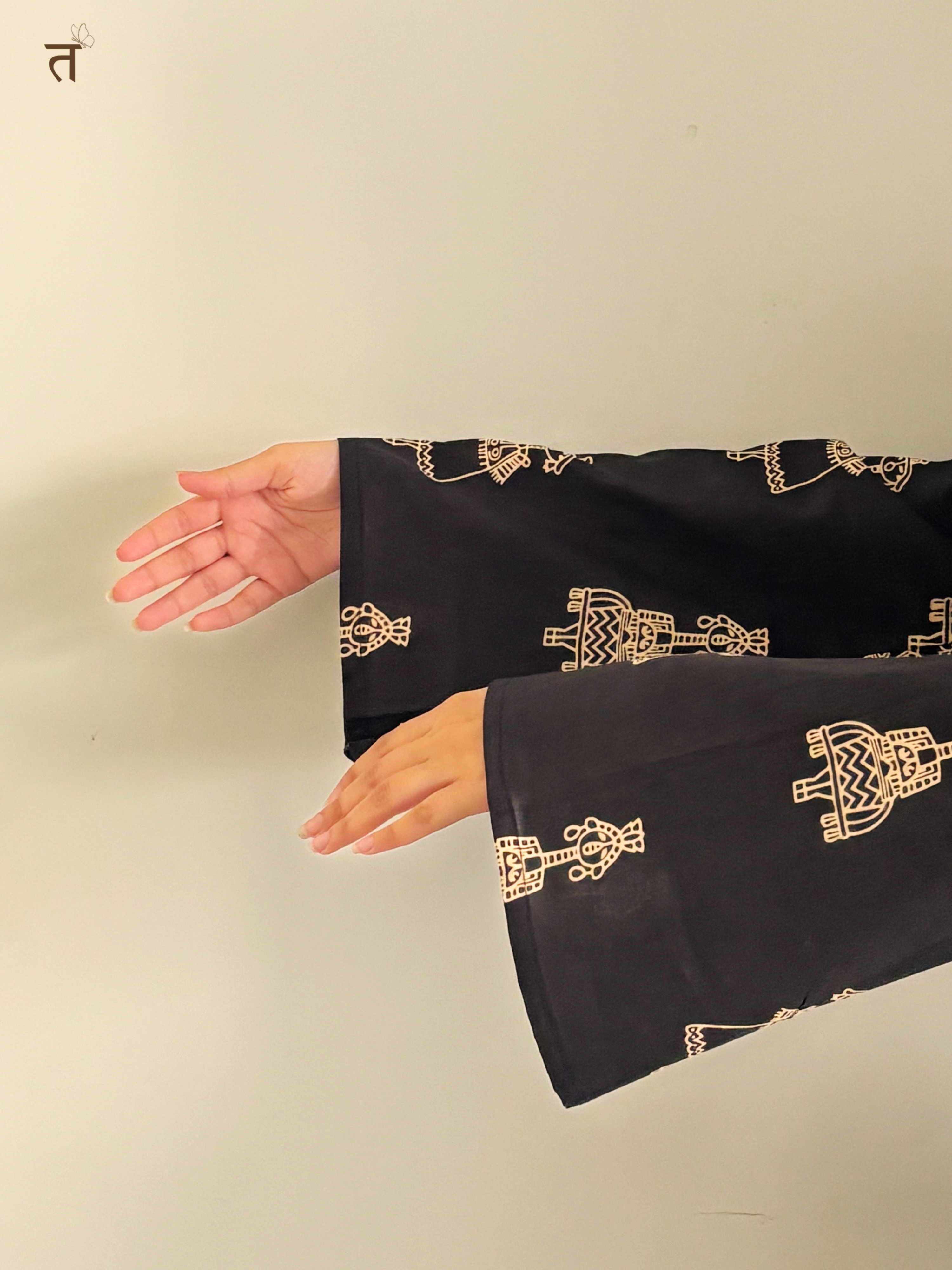 Midnight Muse Short Kurti