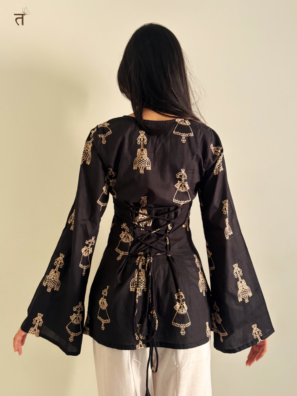 Midnight Muse Short Kurti