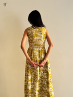 Yellow A-Line Dress