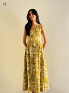 Yellow A-Line Dress
