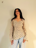 The Ivory Lyric Short Kurti