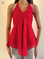Cherry Charm Halter Kurti